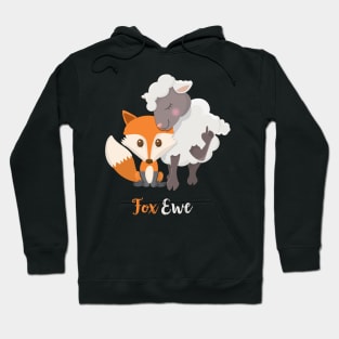 Fox Ewe Funny Cute Foxy Sheep T-shirt Hoodie